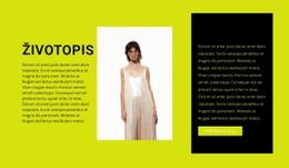 Ambiciózní Návrhář Oděvů – Responzivní Téma WordPress