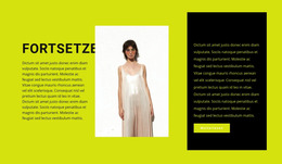 Angehende Modedesigner - Funktionale Joomla-Vorlage