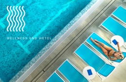 Wellness Und Hotel - Kostenlose Website-Vorlage