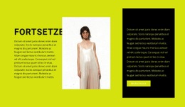 Angehende Modedesigner - Ultimatives Website-Design