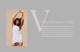 Sieg Um Jeden Preis - Benutzerdefiniertes Website-Design