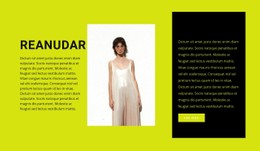 Aspirante A Diseñador De Ropa Plantilla Html Básica Con CSS
