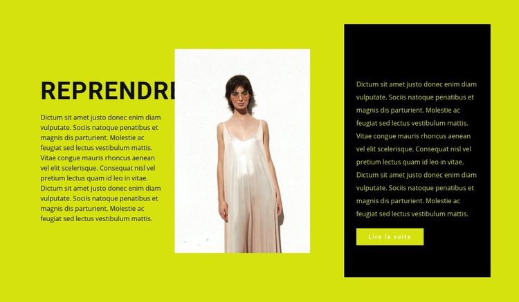 Créatrice de vêtements en herbe Conception de site Web
