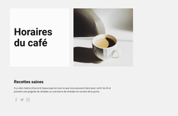 Boissons Au Café - Thème CSS Gratuit