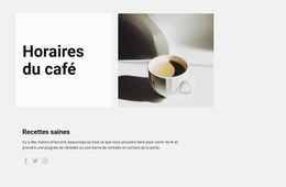 Boissons Au Café - Thème WordPress Gratuit