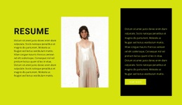 Aspiring Clothing Designer - Responsive Html Code