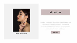 About The Artist - Website Template Free Download