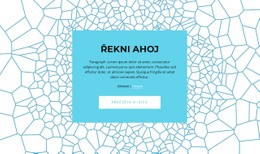 Řekni Ahoj – Šablona Vstupní Stránky