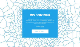 Dis Bonjour - Modèle De Code HTML