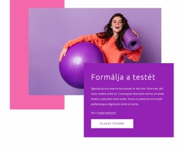 Formálja A Testét - Professzionális Webhelytervezés