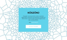 Köszönj – Ingyenesen Letölthető WordPress Téma