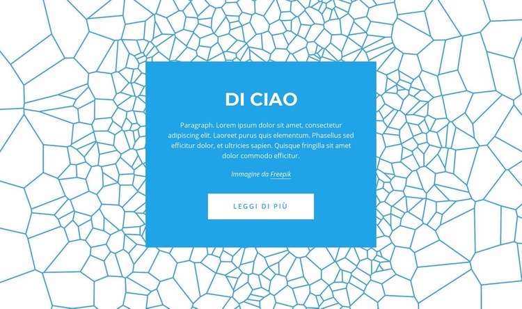 Di Ciao Costruttore di siti web HTML