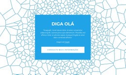 Diga Olá - Belo Design De Site