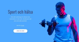 Sport Och Hälsa - Professionell Webbdesign