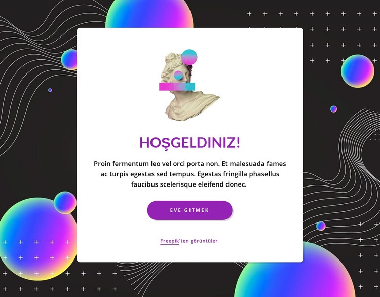 Güçlü çözümler tasarlıyoruz Web Sitesi Mockup'ı