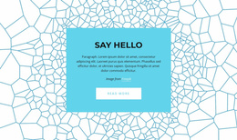 Say Hello - Creative Multipurpose Landing Page