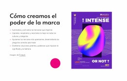 Diseño De Sitio Listo Para Usar Para Poder De Marca