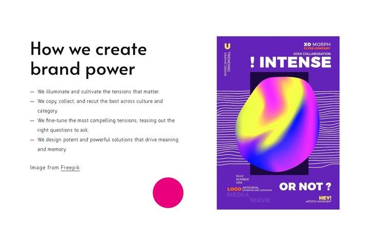Brand power Homepage Design