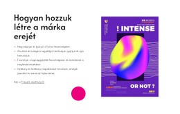 Márka Ereje - HTML Weboldal Sablon