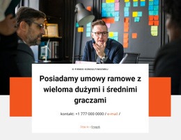 Zwycięska Drużyna Firmy Konsultingowej - Konfigurowalna Profesjonalna Strona Docelowa