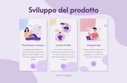 Sviluppo Del Prodotto - Modello Di Sito Web Gratuito