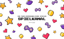 Spielkanal CSS-Websitevorlage