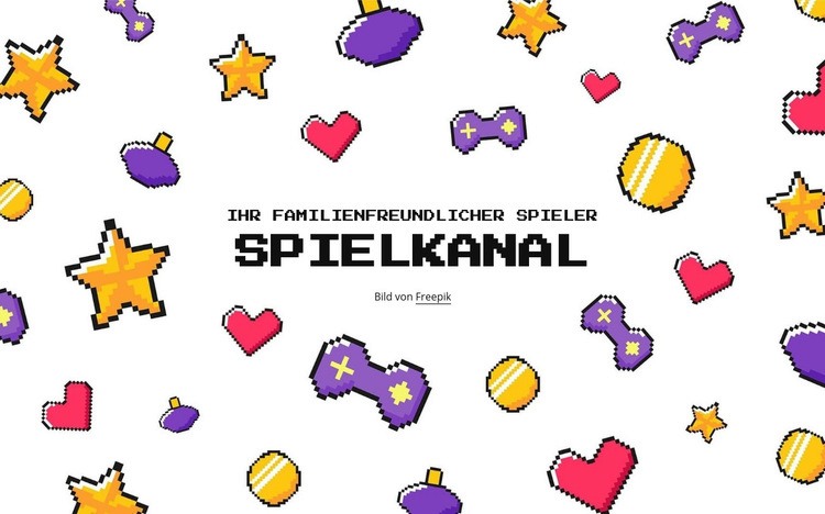 Spielkanal HTML5-Vorlage