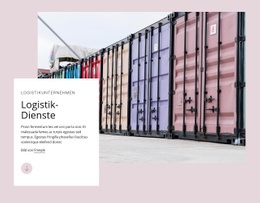 Fantastisches Website-Design Für Logistikdienstleistungen