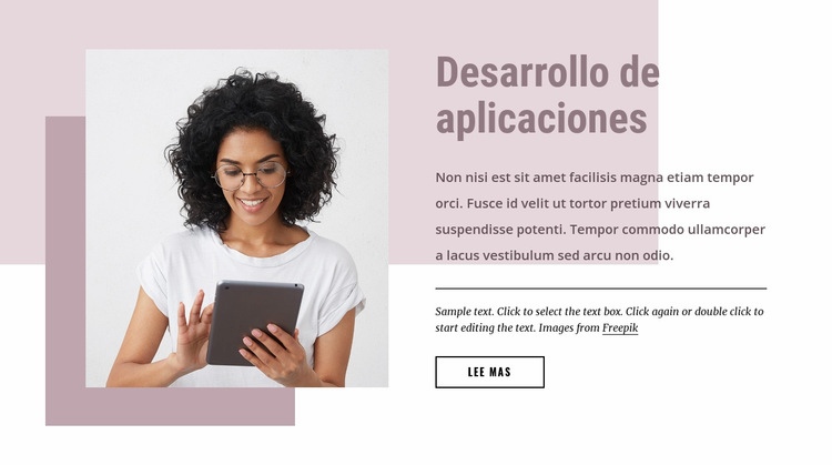 Desarrollo de software personalizado Creador de sitios web HTML