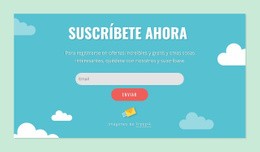 Bloque De Formulario De Suscripción - Plantillas De Sitios Web