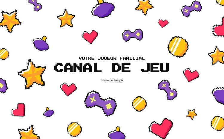 Chaîne de jeu Créateur de site Web HTML