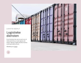Geweldig Website-Ontwerp Voor Logistieke Diensten