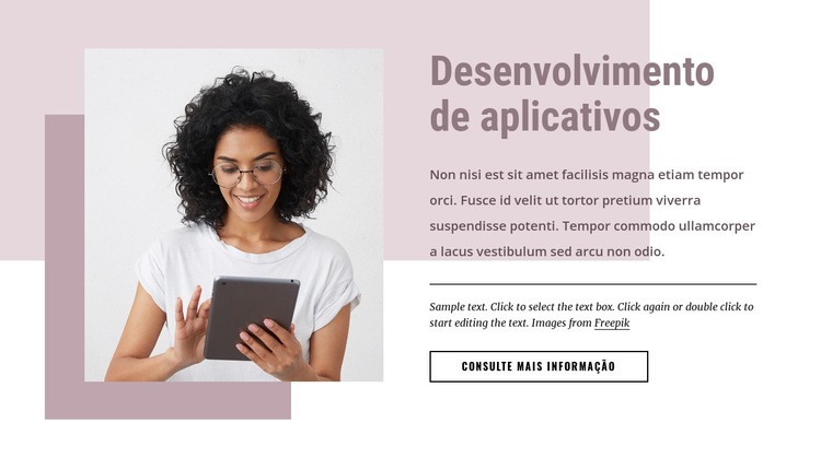 Desenvolvimento de software personalizado Design do site