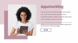 Anpassad Mjukvaruutveckling - HTML-Mallkod