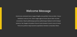 Uvítací Zpráva - HTML Creator