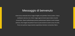 Messaggio Di Benvenuto