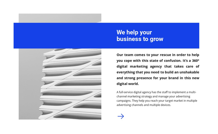 Successful business One Page Template