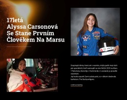 První Žena Na Marsu – Šablona Prémiového Webu Pro Firmy