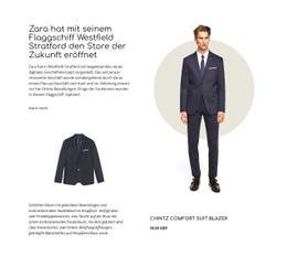 Dunkelblauer Denim Kostenlose CSS-Websitevorlage