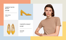 Sitio De WordPress Para Zapatos De Tendencia Superior Para Mujer