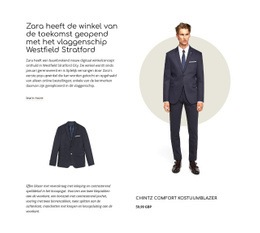Donkerblauwe Denim - Professioneel Websiteontwerp