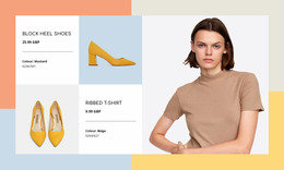 Top Trending Shoes For Women - Webdesign Mockup