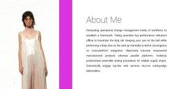 HTML5 Responsive For Clothing Designer