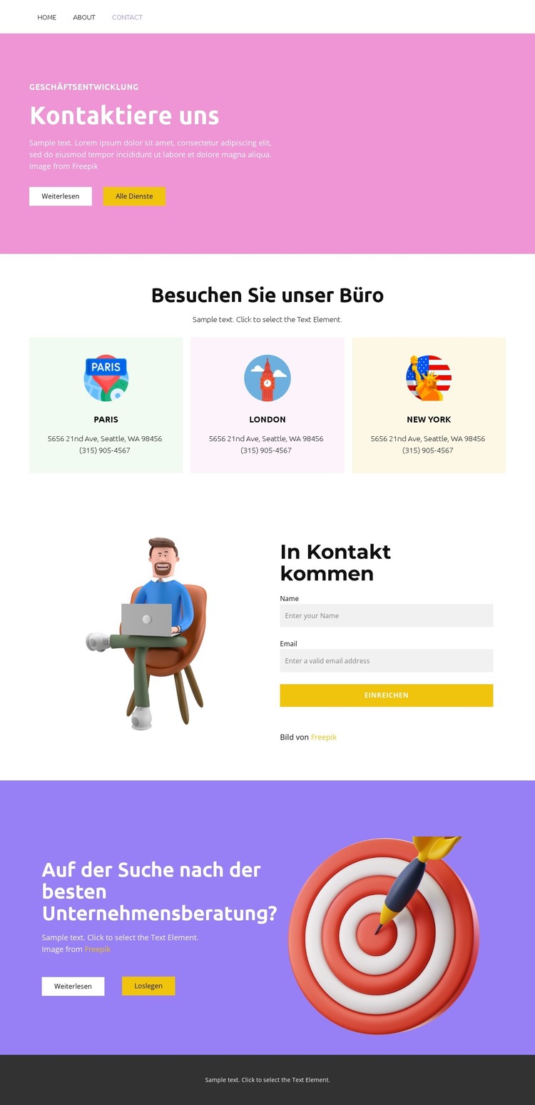 Steigern Sie Ihre Glaubwürdigkeit und Autorität HTML-Vorlage