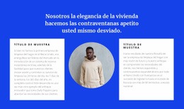 Direcciones Comerciales: Maqueta De Sitio Web Definitiva