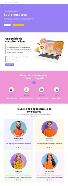 Plantilla Web Adaptable Para Asesoramiento Financiero Inversión