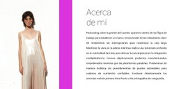 HTML5 Adaptable Para Diseñador De Ropa