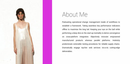 Clothing Designer - HTML5 Website Builder