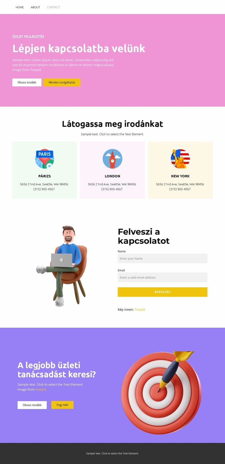 Növelje hitelességét és tekintélyét HTML Sablon