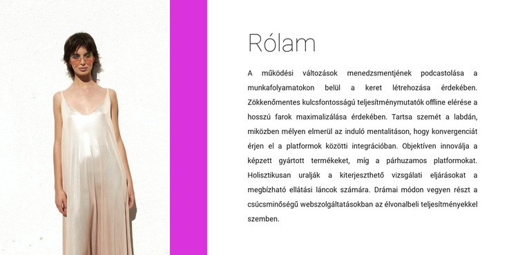 Ruházati tervező WordPress Téma